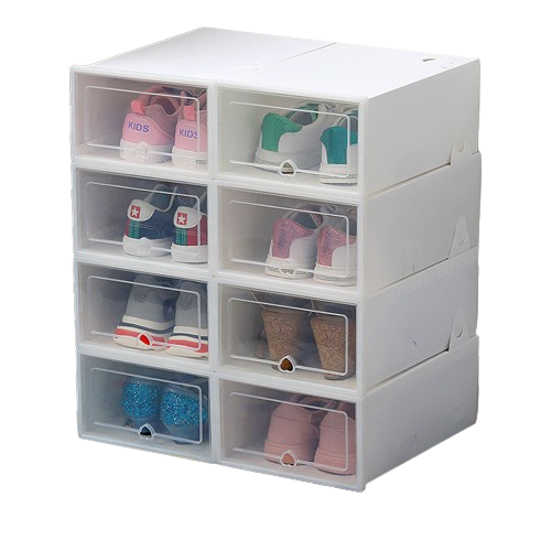 Transparent Shoe Storage Organizer-0