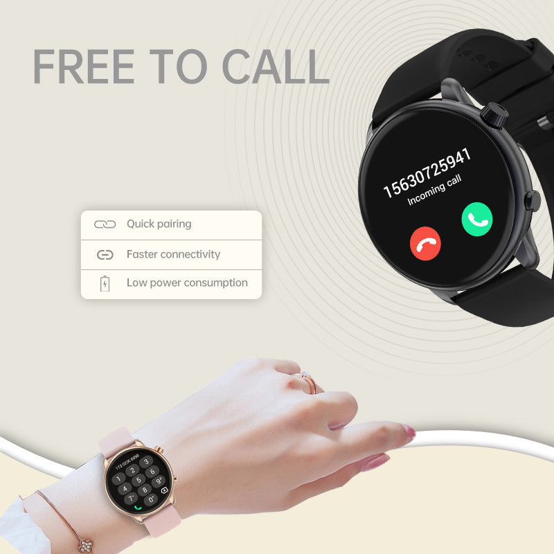 Smart Watch(Answer/Make Call) Amoled 1.43" Smartwatch for Men Women IP68 Waterproof, 100+ Sport Modes, Fitness Activity Tracker