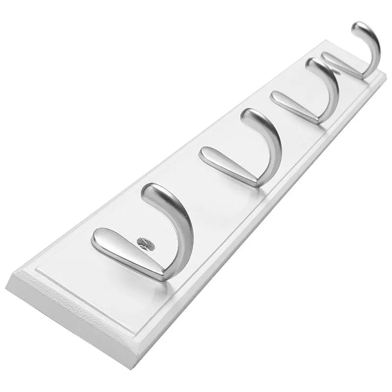 Concise Style Bedroom Furniture Coat Rack Clothes Hanger Hooks Living Room Closet Bamboo Hat Racks Coat Hanger Wall Hook 4 Hooks