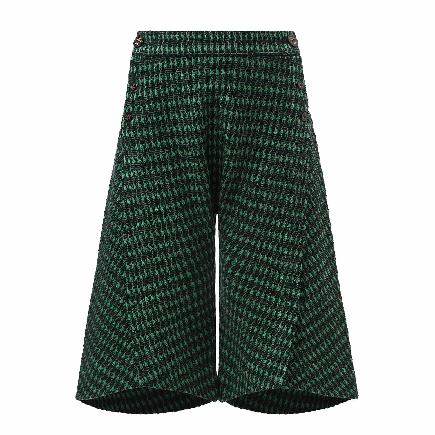 Green Culottes Shorts