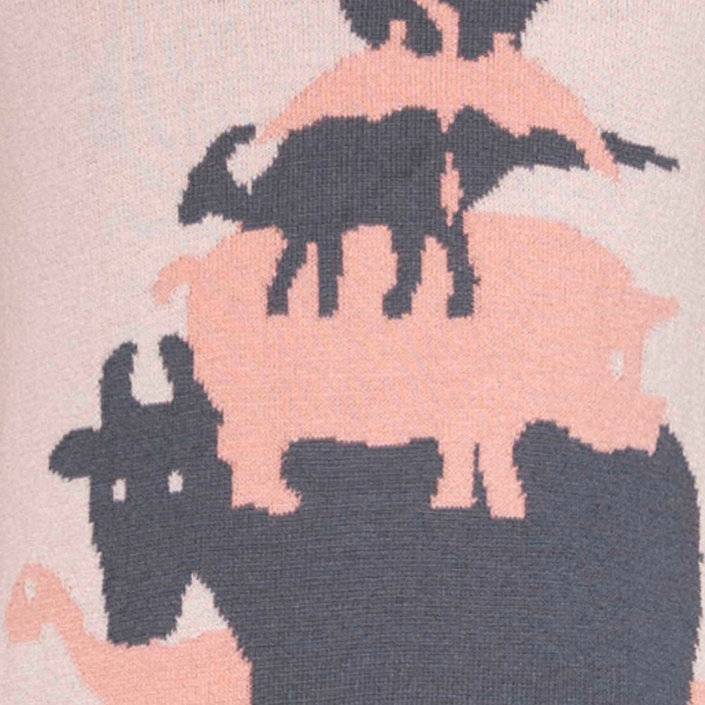 Pink Girls Christmas Sweater