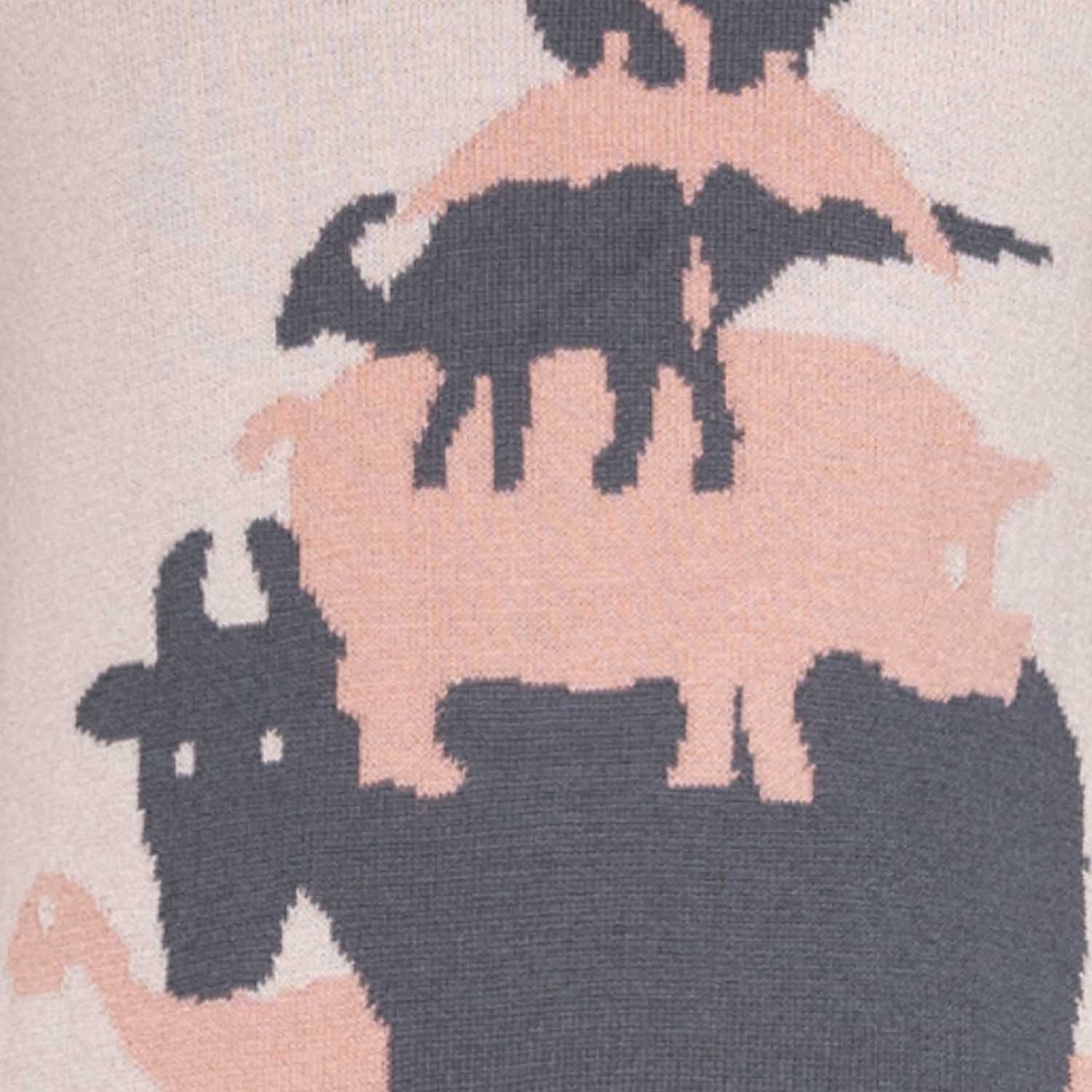 Pink Girls Christmas Sweater