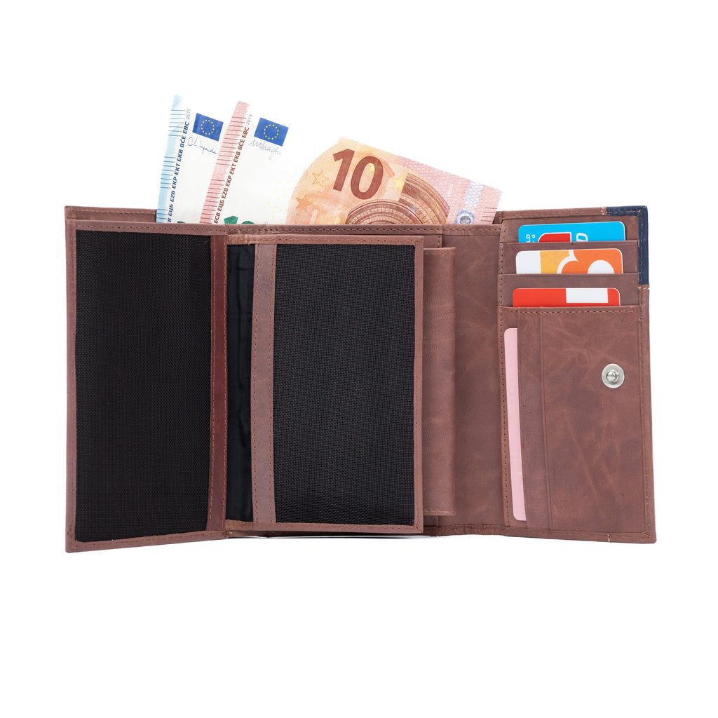 K11133XB | Women's Genuine Leather Wallet, Bordeaux Color