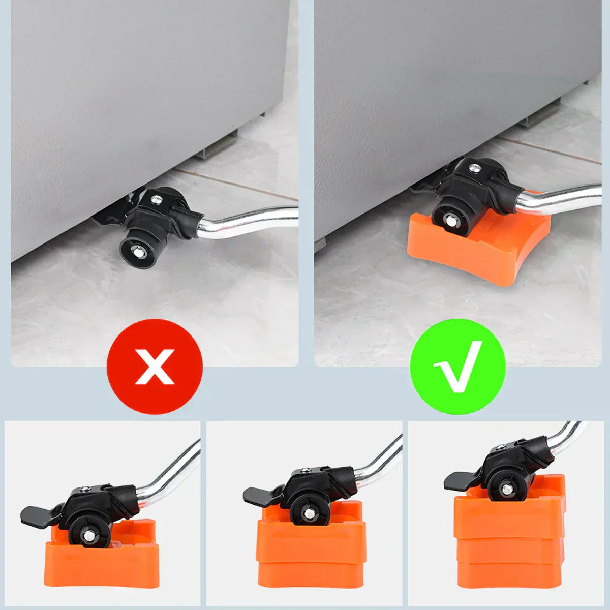 400KG Heavy Duty Furniture Lifter Transport Mover Tools-3
