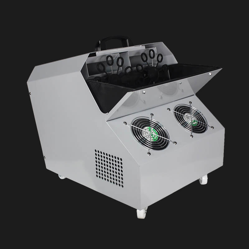 E8 200W Dual Wheel Bubble Machine for Stage & Weddings