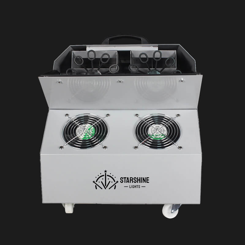 E8 200W Dual Wheel Bubble Machine for Stage & Weddings