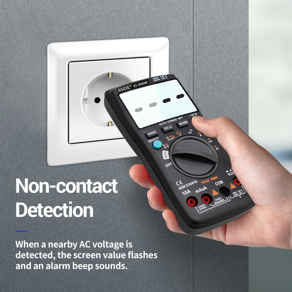 Digital multimeter Wireless Technology Ammeter True RMS Auto Rang Intelligent analog Voltmeter Capacitor Tester DIY Tool