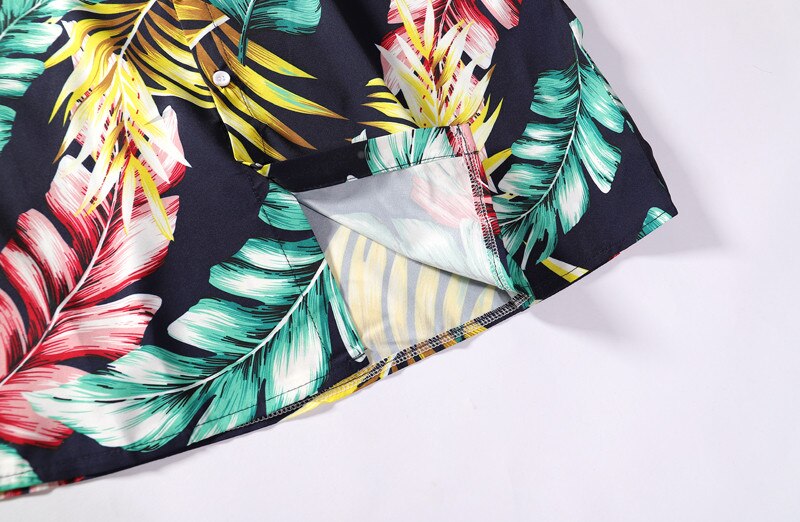 Summer Mens Colorful Hawaiian Shirt Hip Hop Streetwear Full Print Shirts Harajuku Loose Casual Camisa Masculina Shirt