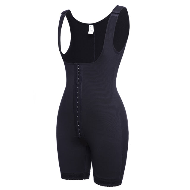 Women Shapewear Tummy Control Bodysuit Fajas Colombianas Full Body Shaper Slimming Underwear Mid Thigh Slimmer Waist Cincher