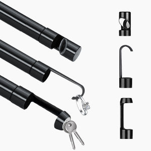 8.5mm WIFI Endoscope 5.0MP Zoom Camera IP67 Waterproof Inspection Borescope for Android iOS PC 6 LEDs Adjustable
