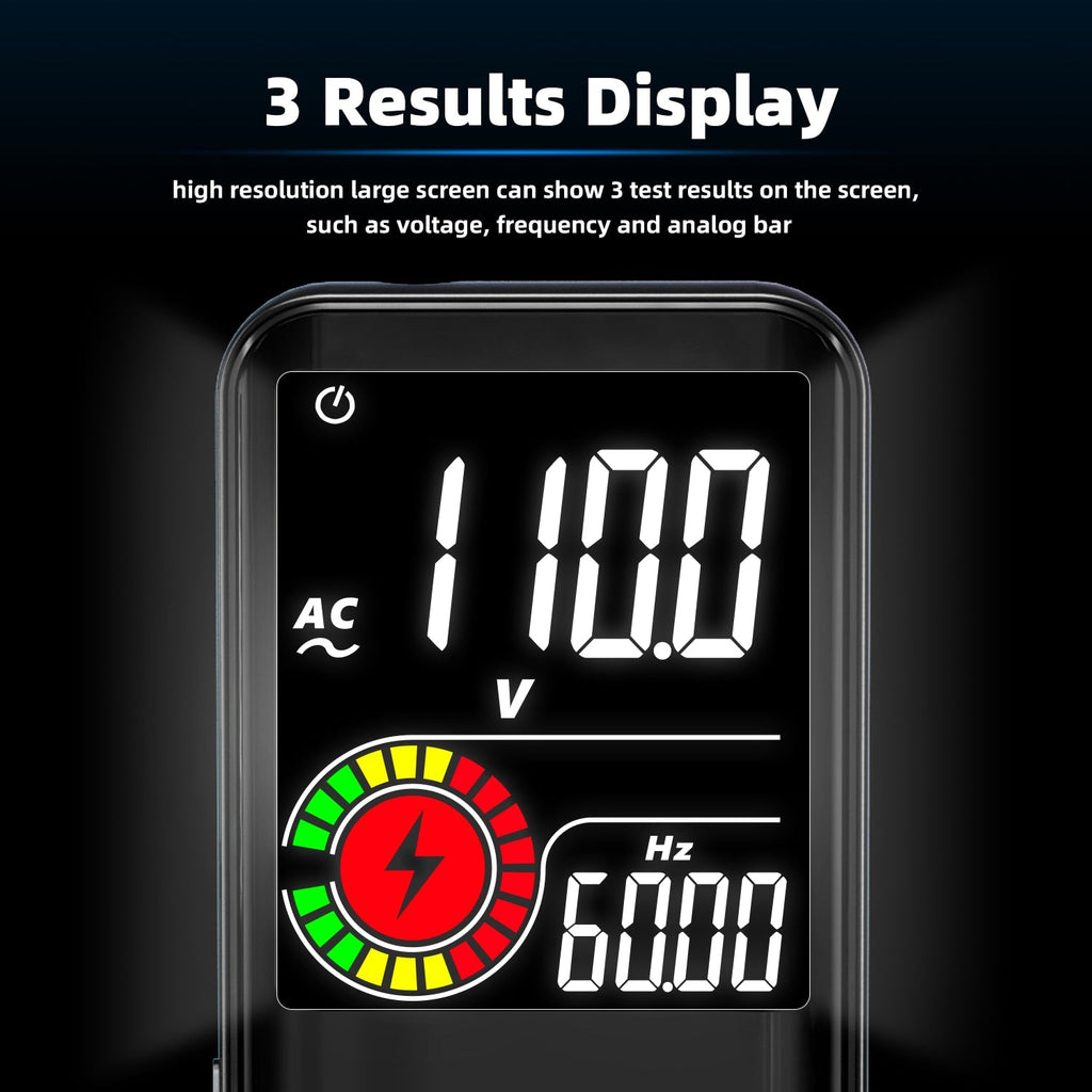 S10/11 Digital Multimeter 9999counts Smart DC AC Voltage Capacitor Ohm Diode NCV Hz Tester DMM with rechargeable battery