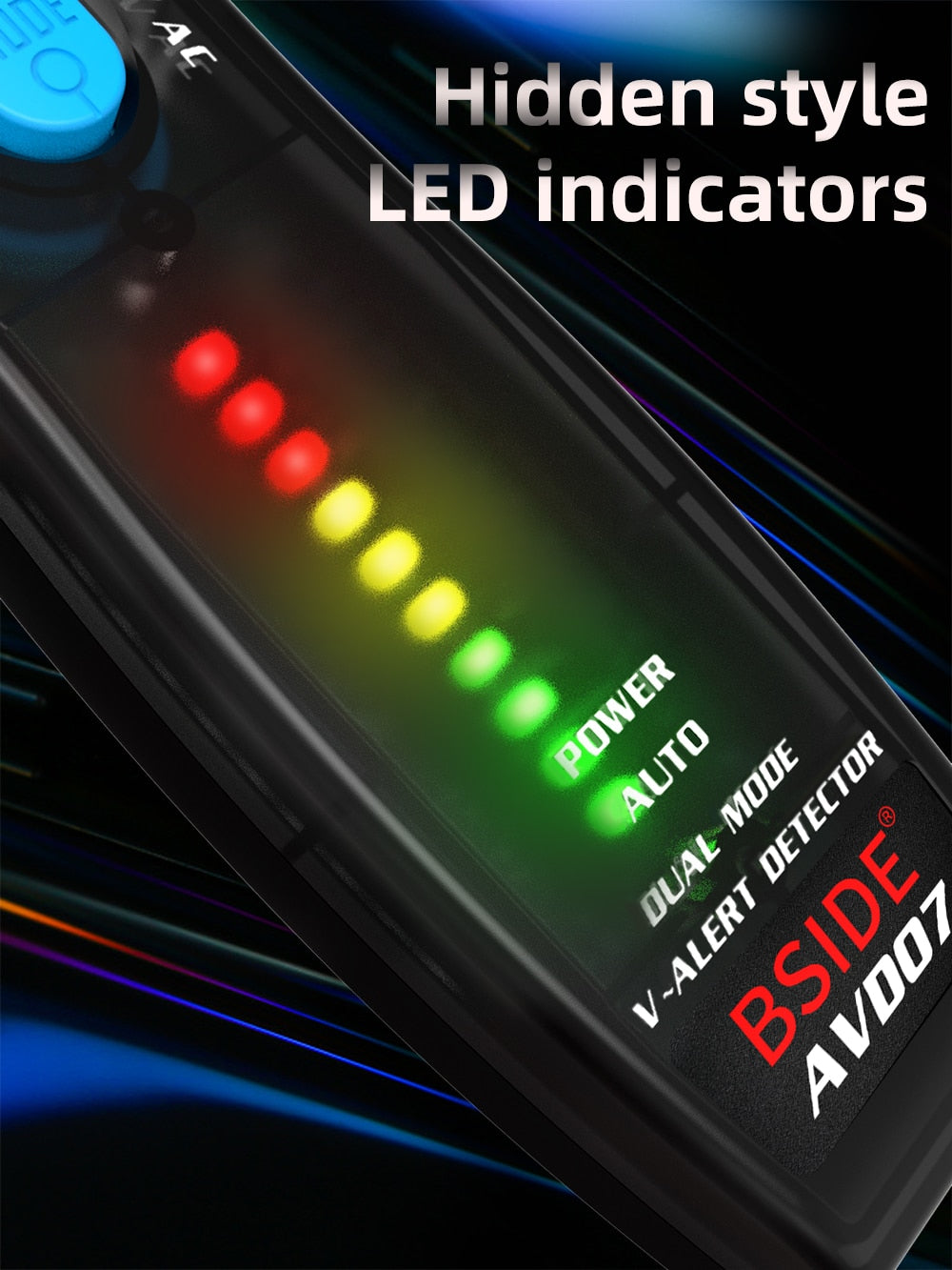 Non-contact Voltage Detector indicator AVD07 Smart Electric Pen Tester Live/Neutral wire distinction Continuity check NCV