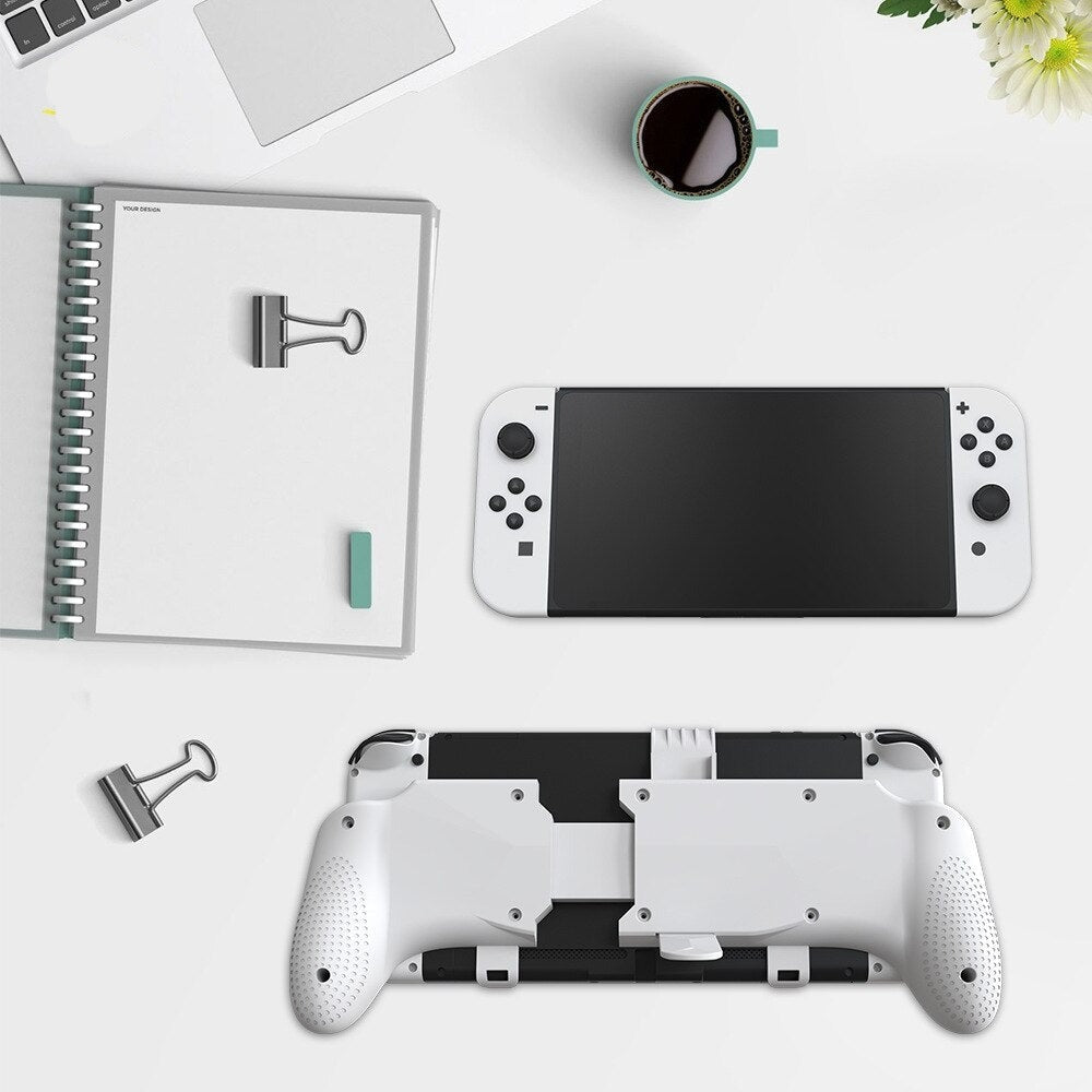 3in1 Grip Handle for Nintend Switch OLED/Switch Lite Console Stretch Game Holder Protective Shell Handle Case Accessories