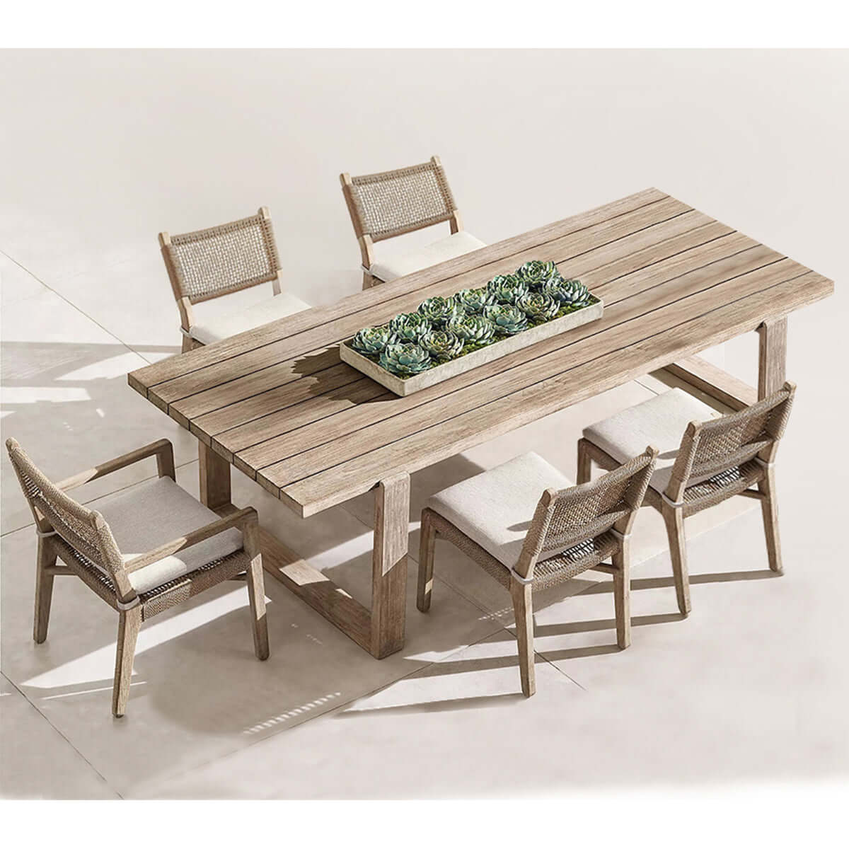 Valan Teak Woven Chair